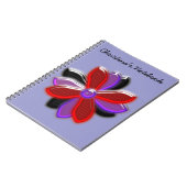 Shiny Daisy Blume Anpassbare Notebooks Notizblock (Linke Seite)