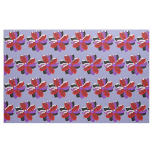 Shiny Daisy Blume Blumengewebe Gemusterten Kunstha Stoff (Fat Quarter (45,7 x 55,9 cm))