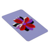 Shiny Daisy Blume Premium Magnet (Rechte Seite)