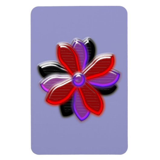 Shiny Daisy Blume Premium Magnet (Vertikal)