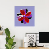 Shiny Daisy Blume Print Poster (Heimbüro)