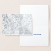 Shiny Disco Ball Ornament Silver Folienkarte (Anzeige)