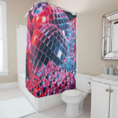 Shiny disco party background with mirror balls ref duschvorhang (Beispiel)