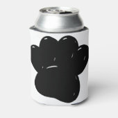Shiny Dog Paw Print Zeichnend Dosenkühler (Kanne Rückseite)