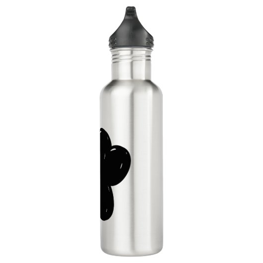 Shiny Dog Paw Print Zeichnend Edelstahlflasche (Rechts)