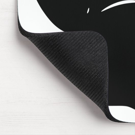 Shiny Dog Paw Print Zeichnend Mousepad (Ecke)