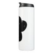 Shiny Dog Paw Print Zeichnend Thermosbecher (Nach rechts gedreht)