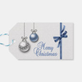 Shiny Elegant Christmas Balls Geschenkanhänger (Rückseite Horizontal)