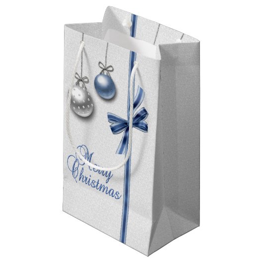 Shiny Elegant Christmas Balls Kleine Geschenktüte (Vorderseite Schrägansicht)