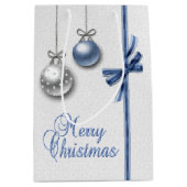 Shiny Elegant Christmas Balls Mittlere Geschenktüte (Vorderseite)