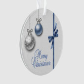 Shiny Elegant Christmas Balls Ornament (Vorderseite)