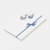 Shiny Elegant Christmas Balls Post-it Klebezettel (angewinkelt)