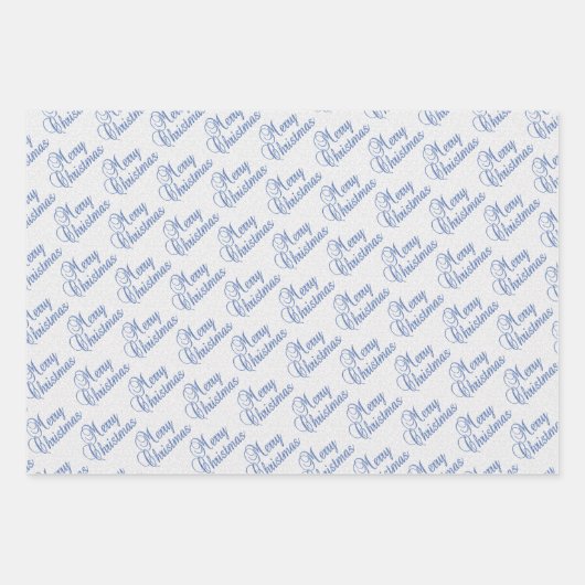 Shiny Elegante Weihnachtsbäder Geschenkpapier Set (Vorderseite 2)