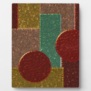 Shiny Emalie-Muster Fotoplatte