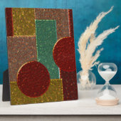 Shiny Emalie-Muster Fotoplatte (Seite)