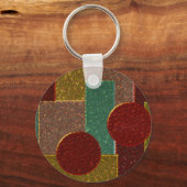 Shiny Emalie-Muster Schlüsselanhänger (Vorderseite)