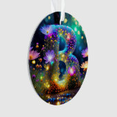 Shiny floral letter B Ornament (Vorderseite)