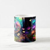 Shiny floral letter P Kaffeetasse (Mittel)
