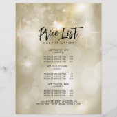 Shiny Flyer mit Glitzern Sale Werbeaktion (Vorne)