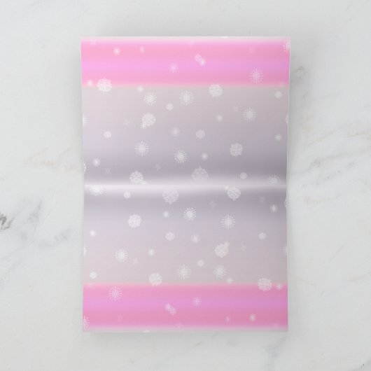 Shiny Giraffe Feiertagskarte (Innenseite)