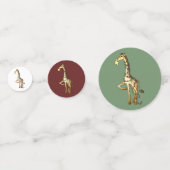 Shiny Giraffe Konfetti (Vorderseiten)