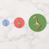Shiny Giraffe Konfetti (Rückseiten)