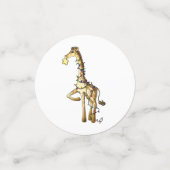 Shiny Giraffe Konfetti (Klein Vorderseite)
