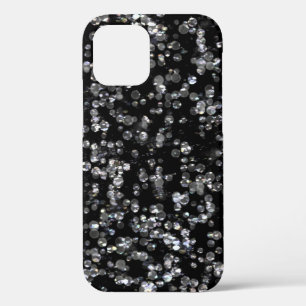 Shiny Glassy Bokeh Glitzer Confetti und Black Case-Mate iPhone Hülle