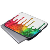 Shiny, Glittery Personalized Back to School Laptopschutzhülle (Vorne Knopf)