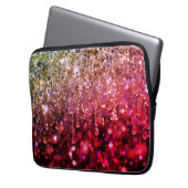 Shiny, Glittery Personalized Back to School Laptopschutzhülle (Vorderseite Links)