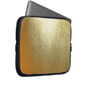 Shiny Gold Art Laptopschutzhülle (Vorne Rechts)
