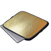 Shiny Gold Art Laptopschutzhülle (Vorne Knopf)