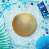 Shiny Gold Art Pappteller (Party)