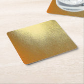 Shiny Gold Art Rechteckiger Pappuntersetzer (angewinkelt)