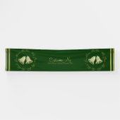 Shiny Gold Bells Banner (Horizontal)