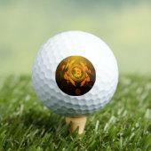 Shiny Gold Bitcoin Golf Balls Golfball (Insitu T-Shirt)