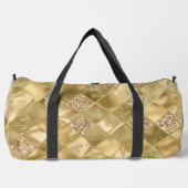 SHINY GOLD DIAMOND TEXTURE SIEHT AUS DUFFLE BAG (Vorderseite)