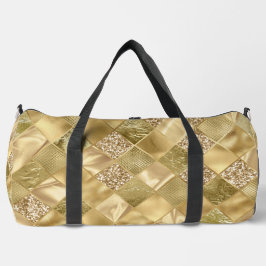 SHINY GOLD DIAMOND TEXTURE SIEHT AUS DUFFLE BAG