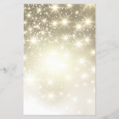 Shiny Gold Glitzer Glitzern Beauty Salon Flyer (Hinten)