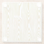 Shiny Gold Glitzer Holzschnitzen Glasuntersetzer (Rückseite)