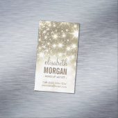 Shiny Gold Glitzern Glamoure Magnetische Visitenkarte (Beispiel)