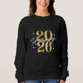 Shiny Gold New Year Squad 2026 Happy New Year Sweatshirt (Vorderseite)
