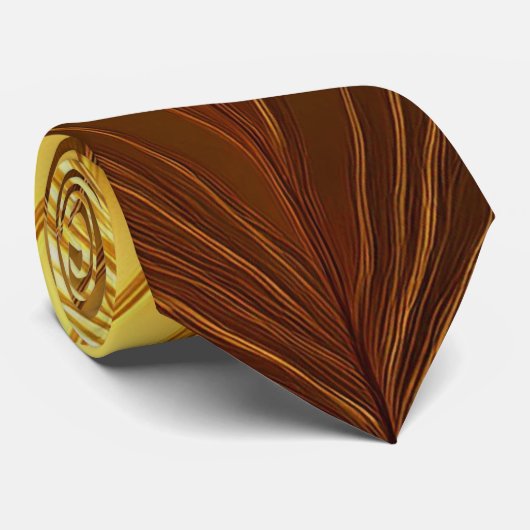 Shiny Gold Pattern Krawatte (Gerollt)
