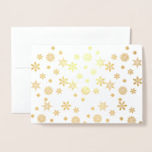 Shiny Gold Snowflakes