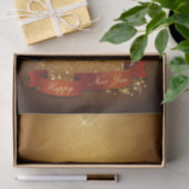 Shiny Gold Weihnachtsbaum Seidenpapier (Geschenk)