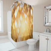 Shiny-goldenes Mosaikglas Duschvorhang (Beispiel)