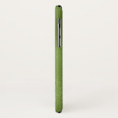 Shiny Green Abstrakt Modern Background Monogram Case-Mate iPhone Hülle (Hinten/Links)