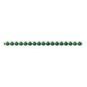 Shiny Green Christmas Ball Ornament Satinband (Vorderseite)