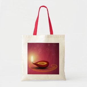 Shiny Happy Diwali Diya - Bag Tragetasche