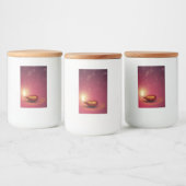 Shiny Happy Diwali Diya - Lebensmittelcontainer-Et Lebensmitteletikett (Flaschen)